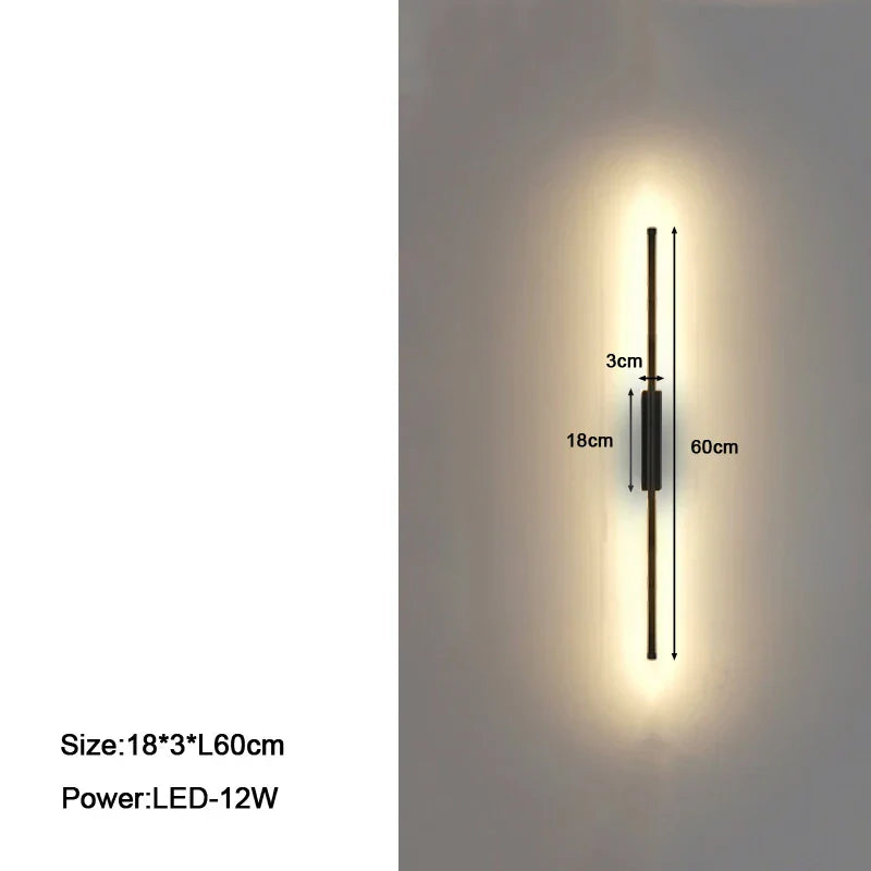 DecorBites™ Linear LED Wall Sconce for Sofa Background Lighting Fixtures