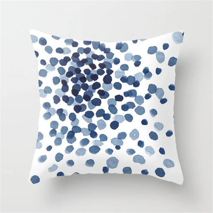 DecorBites™ Geometric Heart Round Cushion Cover for Home Decor