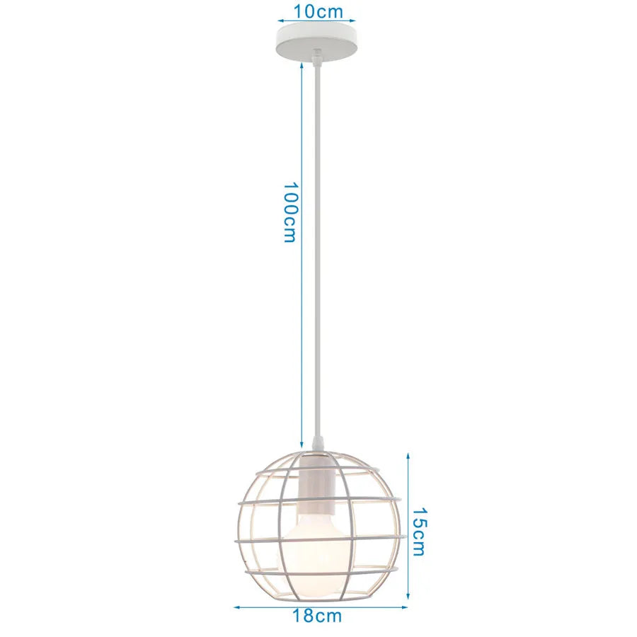 Chrome Ball Pendant Light Alloy Kitchen Style
