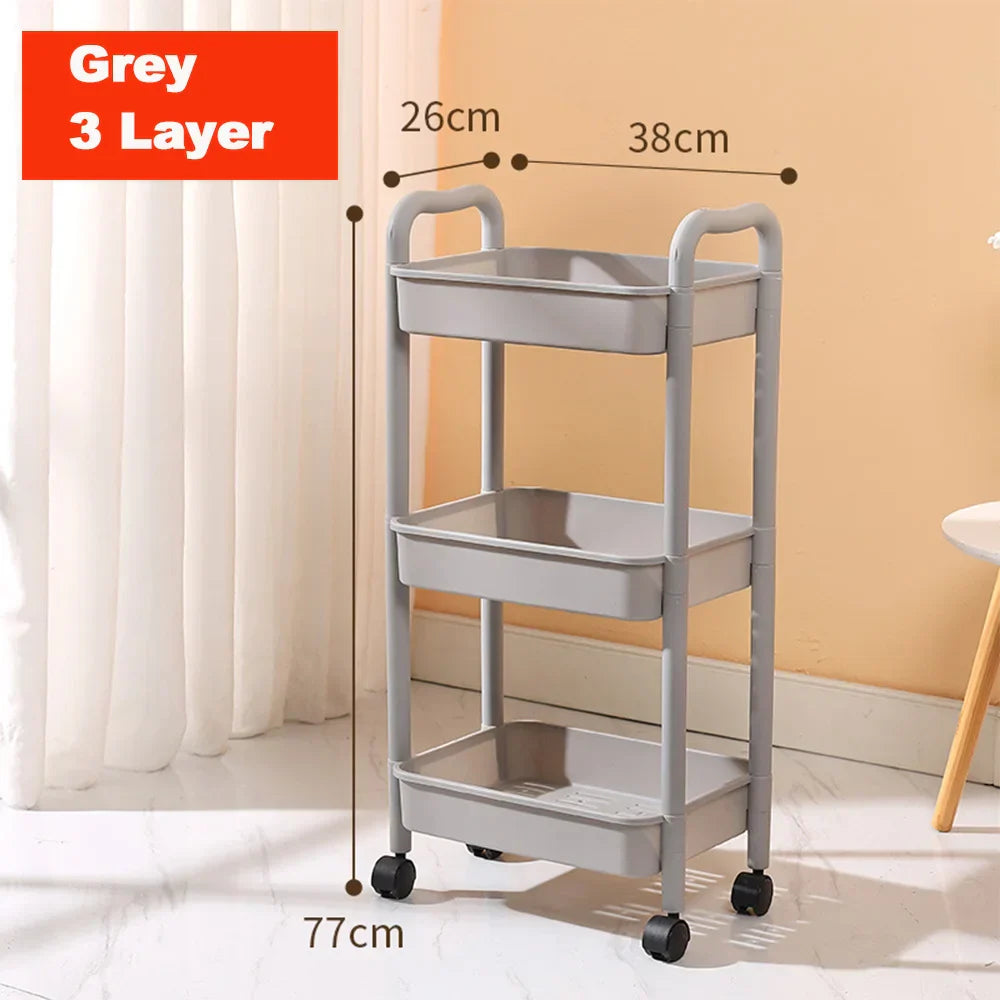 Metal Rolling Storage Cart