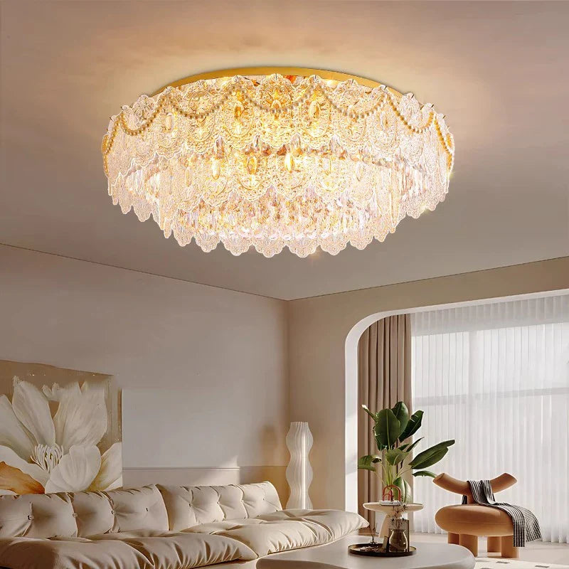 Gold Vintage Ceiling Chandelier