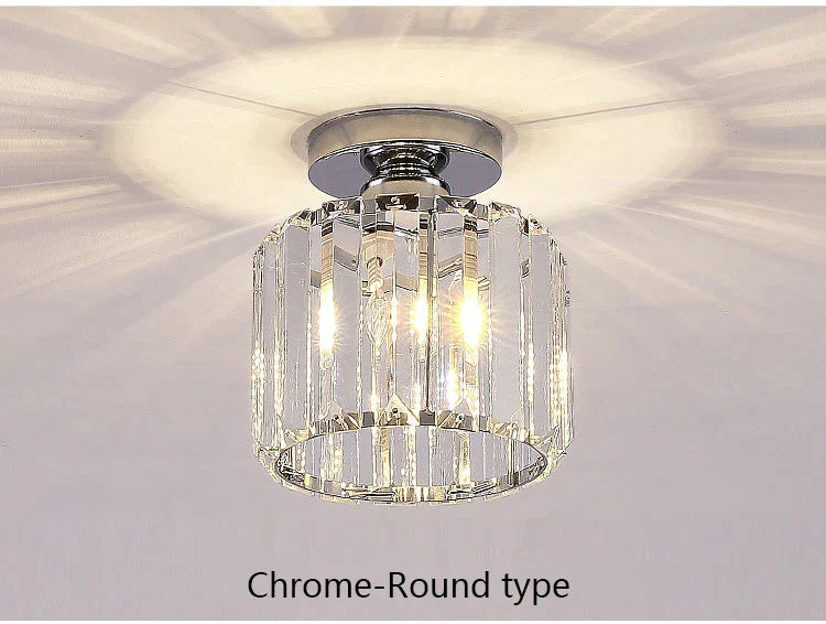 DecorBites™ Crystal LED Chandelier Ceiling Light for Home Decor & Lighting in Various Rooms