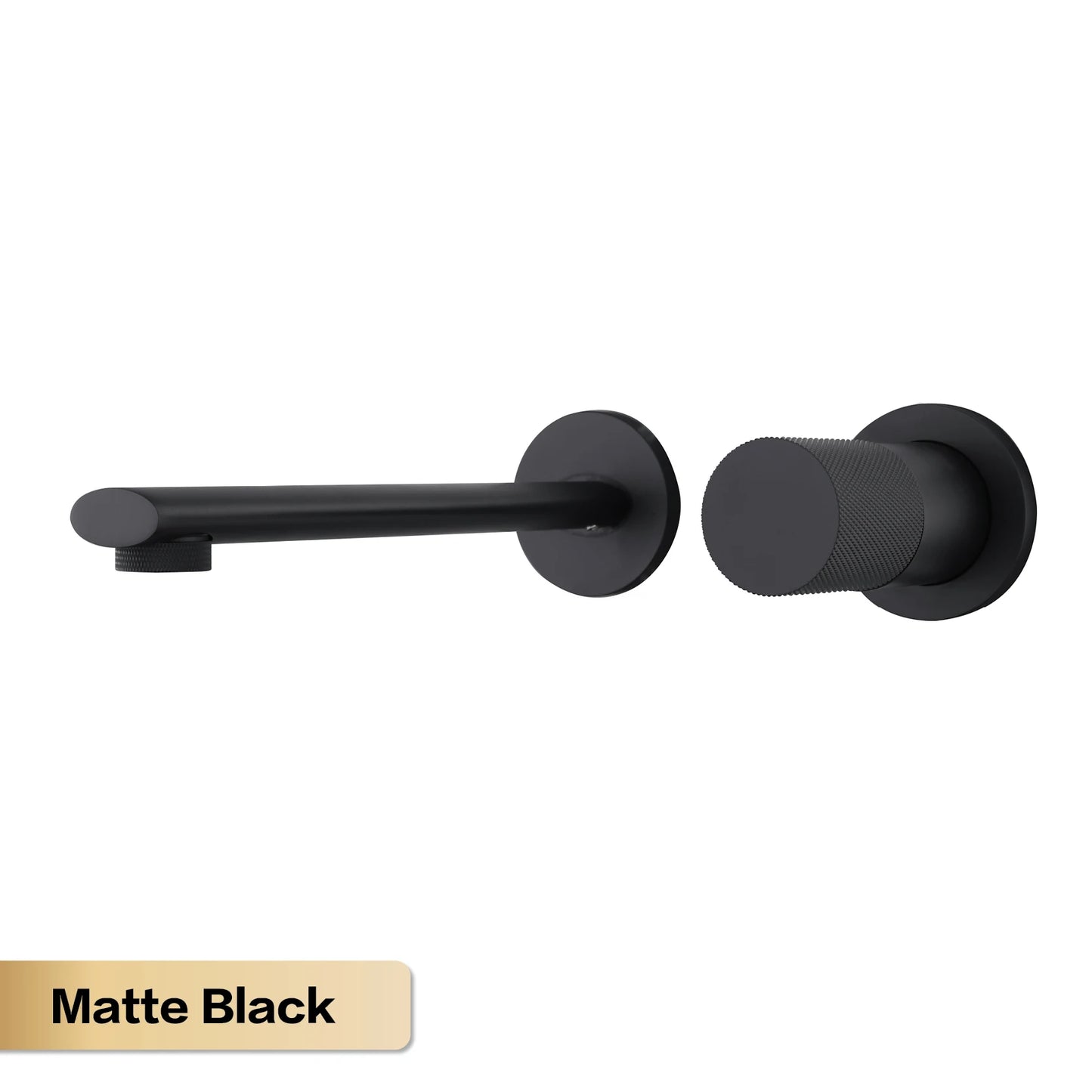 Luxury Rose Gold Wall Mounted Bathroom Faucet