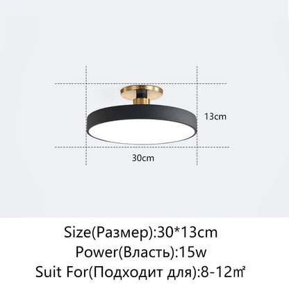 DecorBites™ LED Ceiling Lamp for Living Room Study Child Bedroom Indoor Lighting