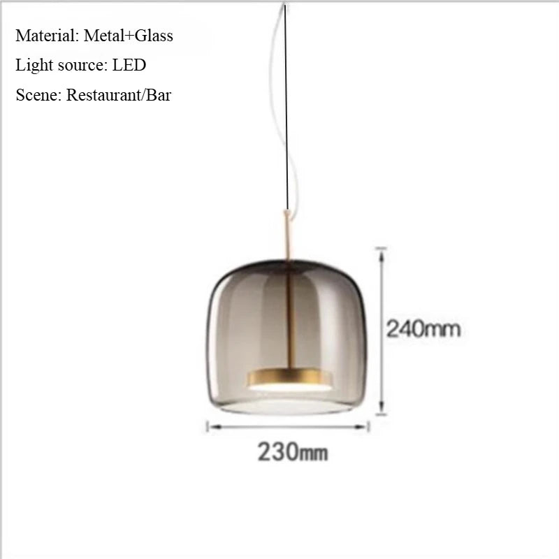 Glass Nordic Pendant Light
