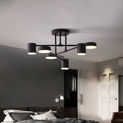 DecorBites™ LED Ceiling Chandelier: Modern Light Fixture for Living Room, Bedroom, Hall - Indoor Home Decor