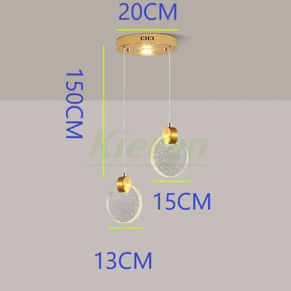 DecorBites™ Crystal LED Chandelier: Modern 5head Highlight for Bedroom, Bar, Study Room Decor