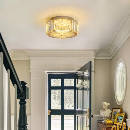DecorBites™ Crystal LED Ceiling Chandelier Light Circle Design Indoor Lighting