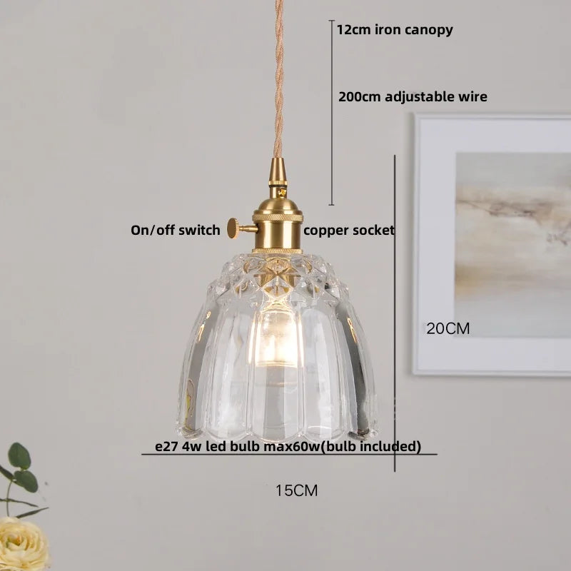 DecorBites™ Iron Lampshade LED Pendant Lights, Adjustable Modern Hang Lamp