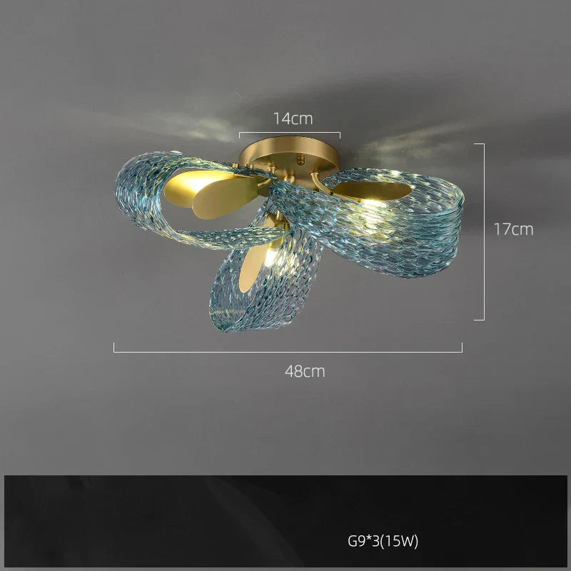 DecorBites™ G9 LED Copper Pendant Light for Foyer & Dining Room