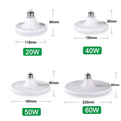 DecorBites™ LED UFO Ceiling Lamp E27 Bulb Super Bright Indoor Lighting for Living Room