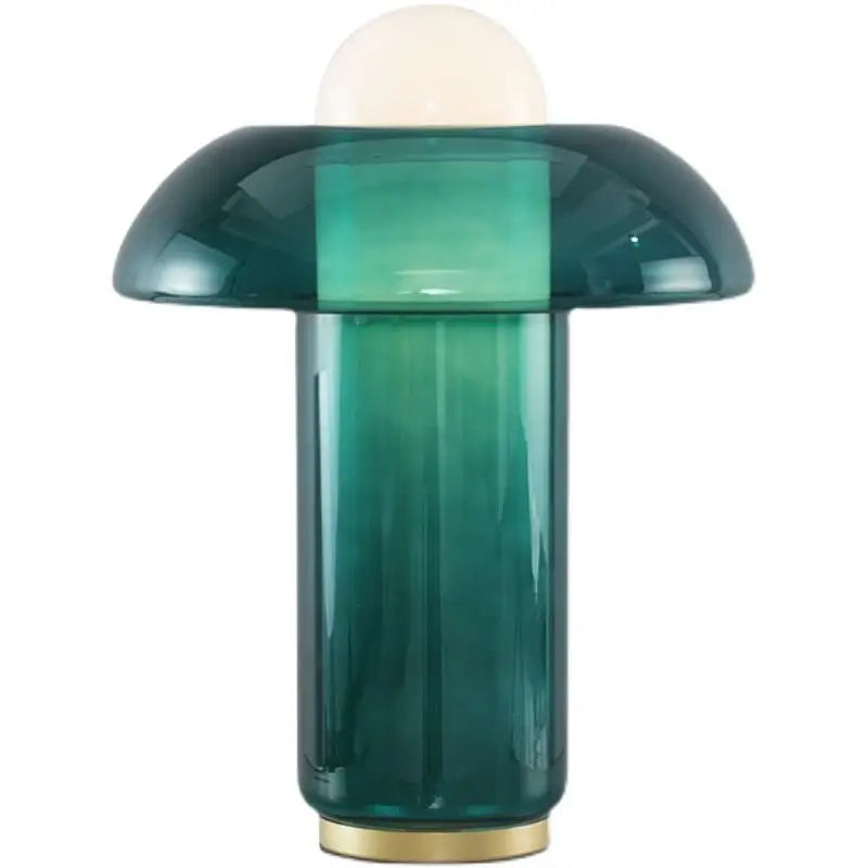 Green Glass Desk Lamp