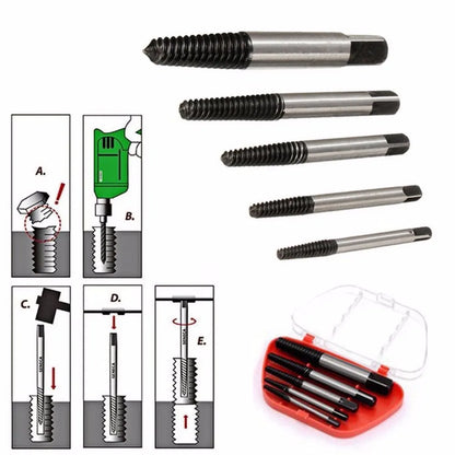 DecorBites™ Double-Sided Screw Extractor Drill Bit - Professional Alloy Steel Center Removal Tool