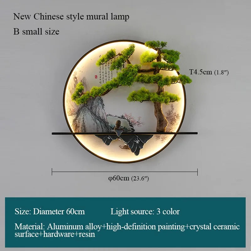 Gold Mural LED Sconce