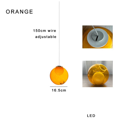 Glass Sputnik Pendant Light