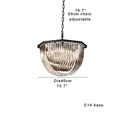 DecorBites™ Crystal Glass Pendant Lights, Dimmable Modern Lighting
