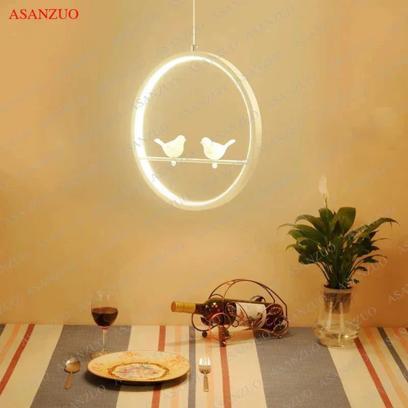 DecorBites™ Bird Chandelier Nordic LED Pendant Light for Vintage Modern Home Decor