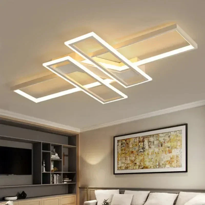 Black Remote LED Chandelier