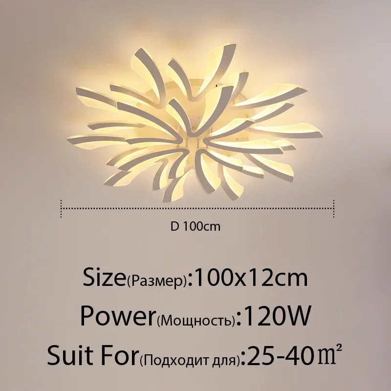 Remote LED Ceiling Fixture