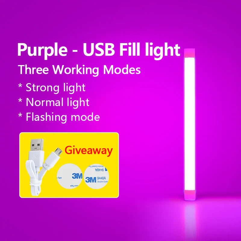 Colorful LED Selfie Lamp