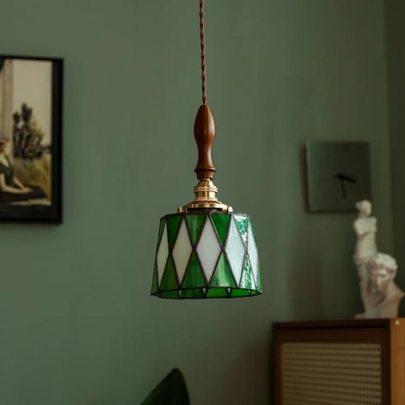 Green Vintage Pendant Light