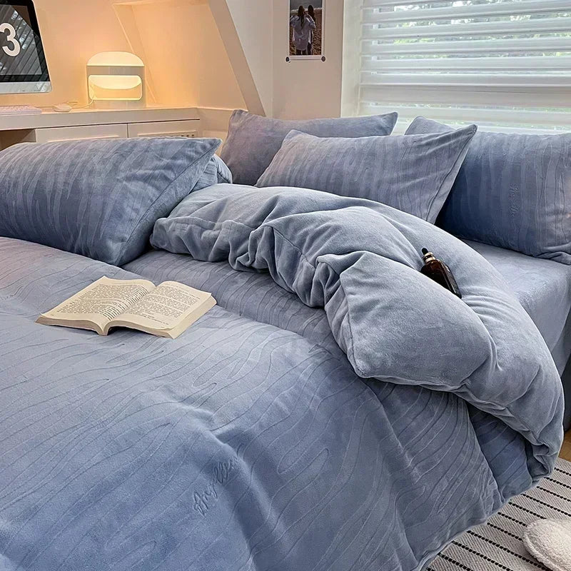 Fleece Winter Duvet Set