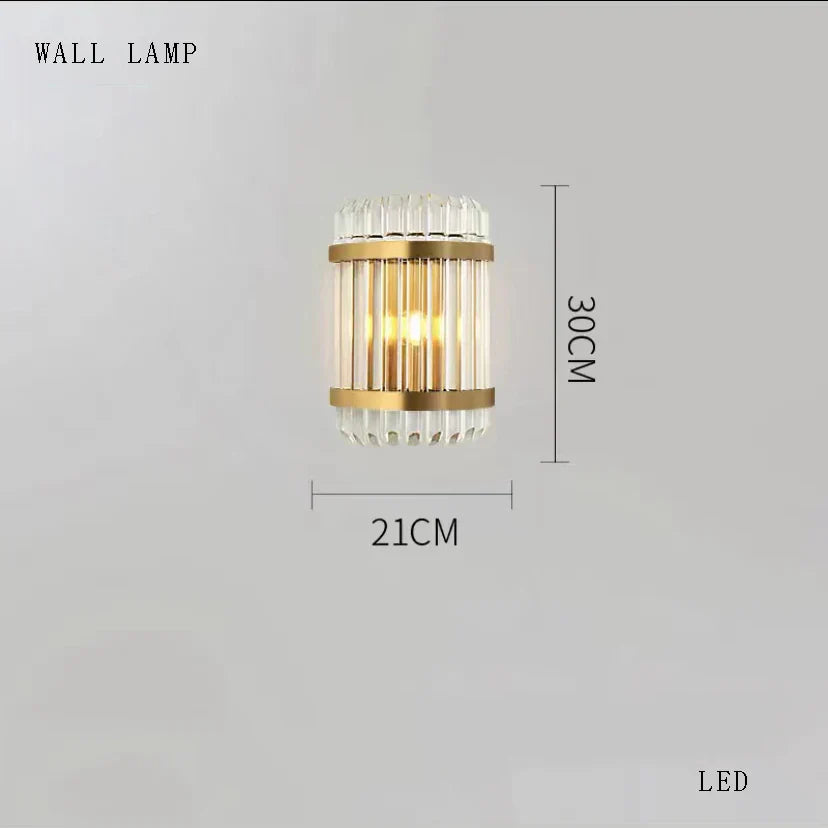 DecorBites™ Crystal Round Pendant Lights: Luxury Nordic Living Room Decoration