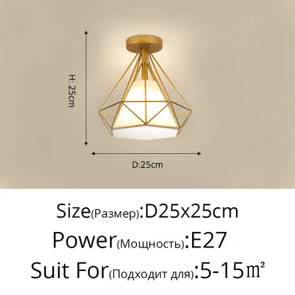 DecorBites™ Crystal Glass Nordic LED Chandelier for Modern Indoor Lighting