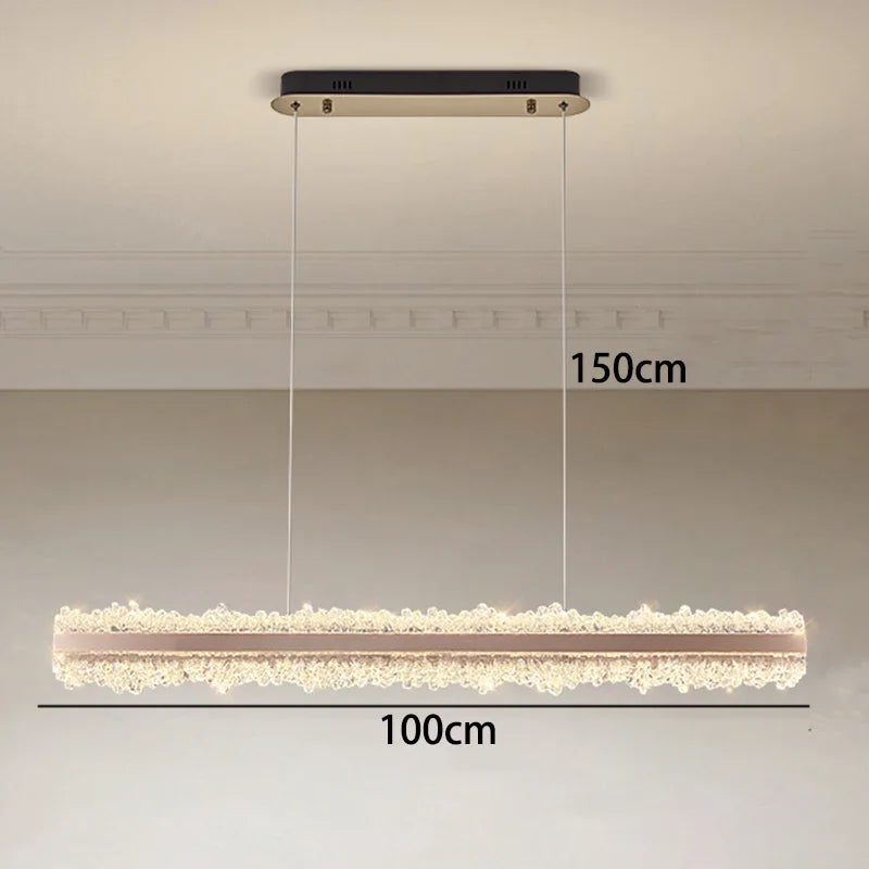 Bronze LED Pendant Light 120cm Dimmable