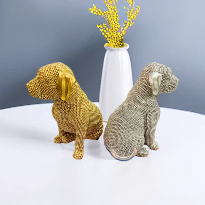 Resin Labrador Dog Statue