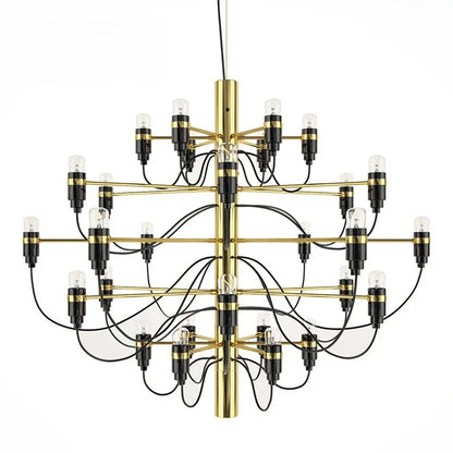 DecorBites™ LED Candle Chandelier: Elegant Italian Design Pendant Light for Home Decor