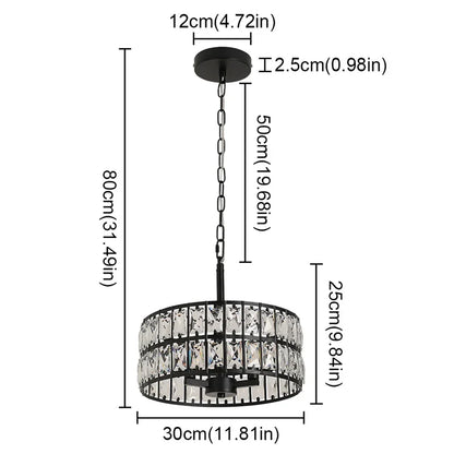 DecorBites™ Crystal LED Pendant Chandelier: Luxury Nordic Design for Kitchen, Dining Room & Bedroom