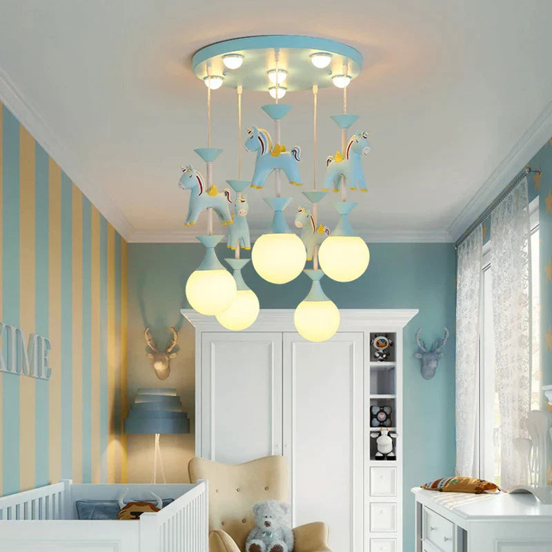 Whimsical Carousel Chandelier