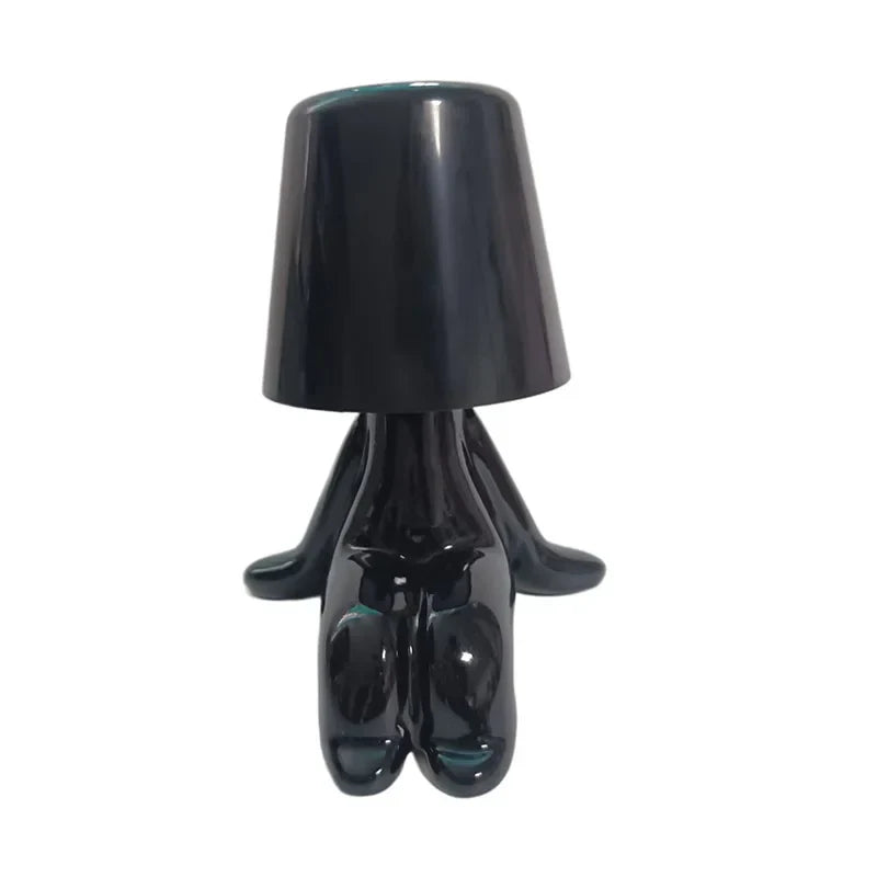 DecorBites™ Little Golden Man Table Lamp - Art Decor Night Light for Living Room and Children's Room