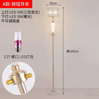 DecorBites™ Crystal Desk Lamp: Modern High-End Decorative Bedside Light