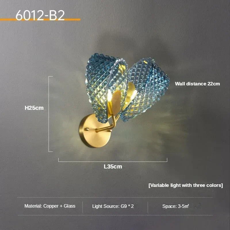 Copper Leaf LED Chandelier