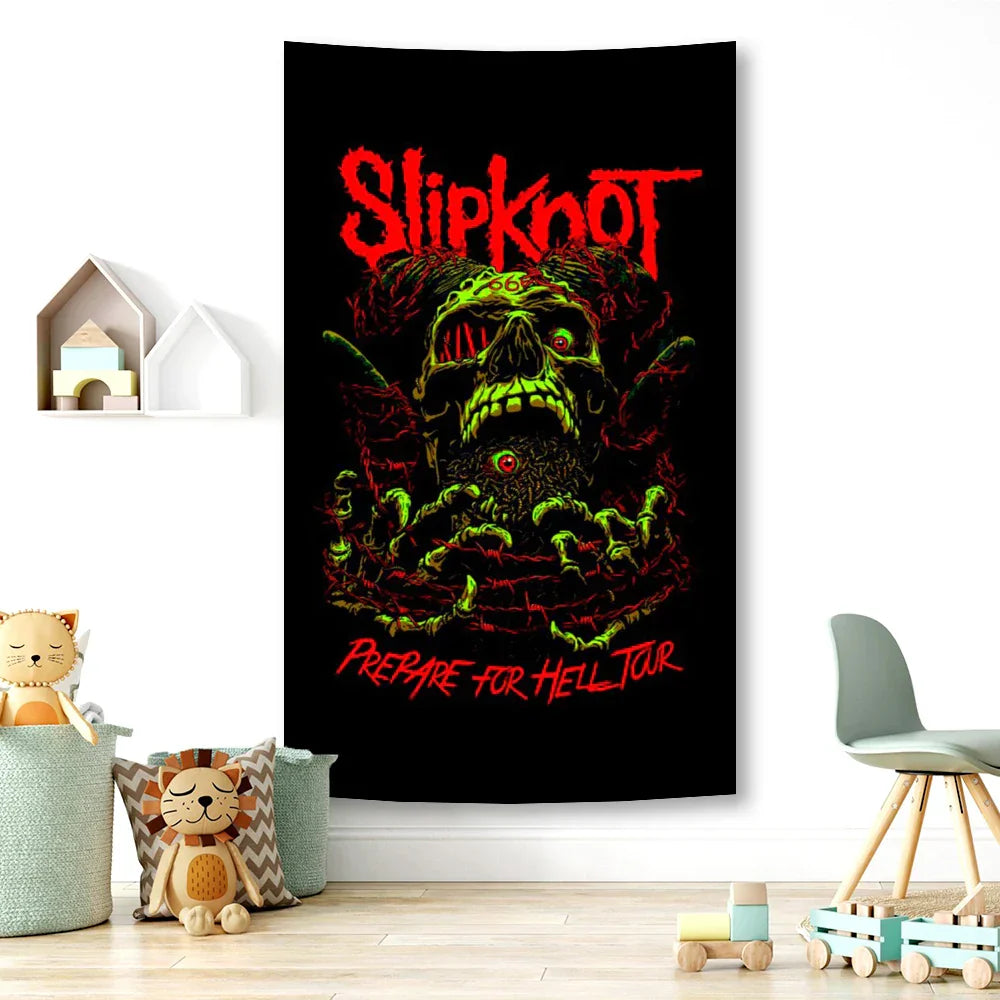 Polyester Music Tapestry Art
