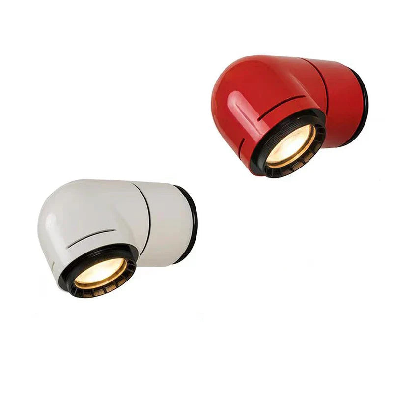 DecorBites™ LED Wall Light White Red PVC 4000K Modern Sconce for Bedroom Living Room