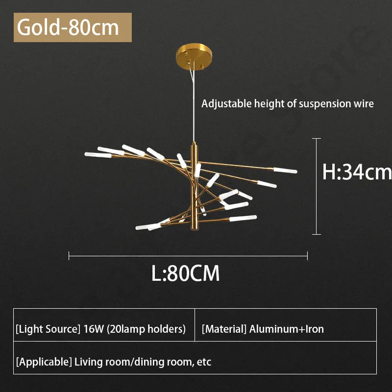 Luxury Firework Pendant Light