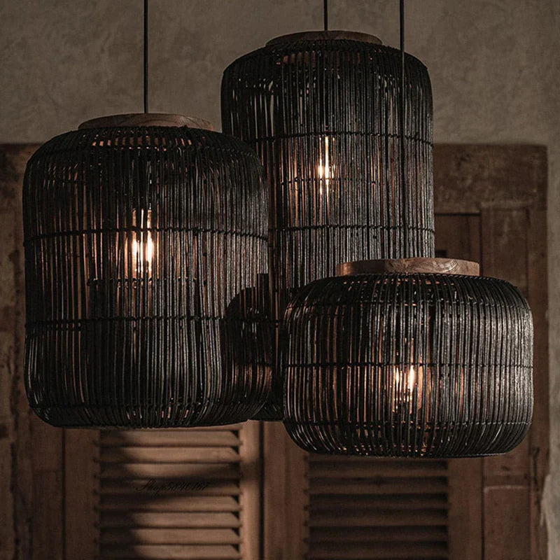 Rattan Vintage Pendant Light