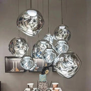 Glass Lava LED Pendant Light