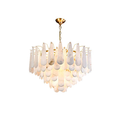 DecorBites™ Art Deco Marble Home Chandelier Lighting Dimmable LED 2025