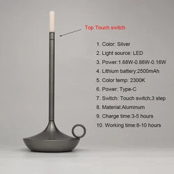 Rechargeable LED Desk Lamp