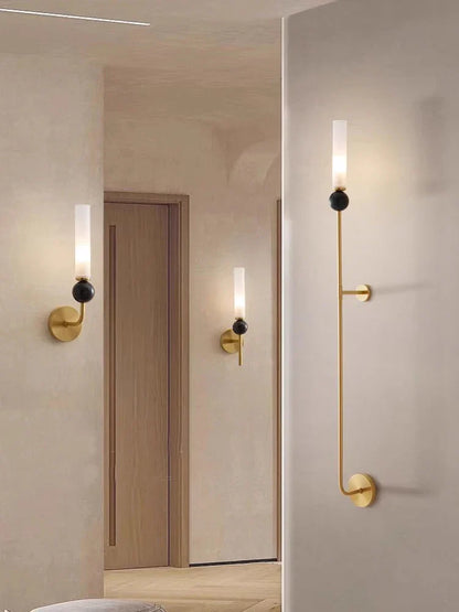 DecorBites™ Copper Wall Lamp: Modern Nordic Marble Pendant Light for Living Room & Bedroom