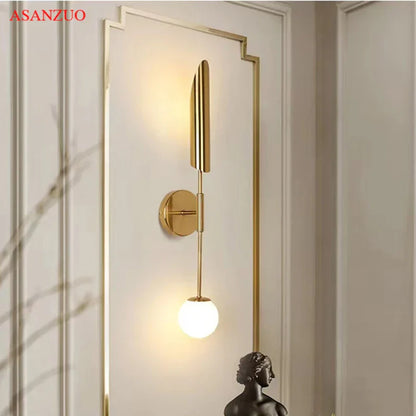 DecorBites™ LED Wall Lamps Lights Mirror Light for Living Room Stairs Loft Night Table