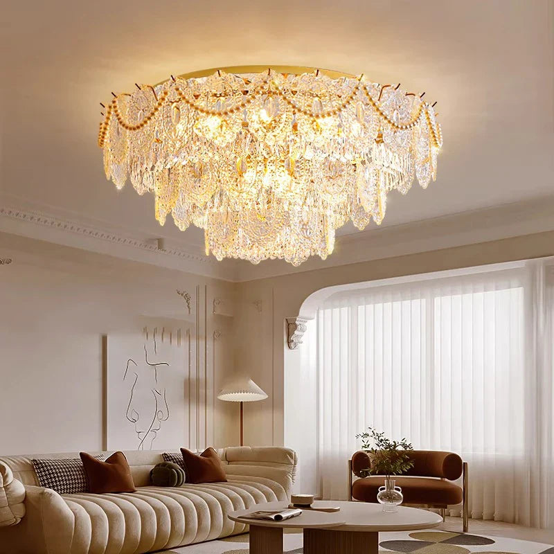 Gold Vintage Ceiling Chandelier