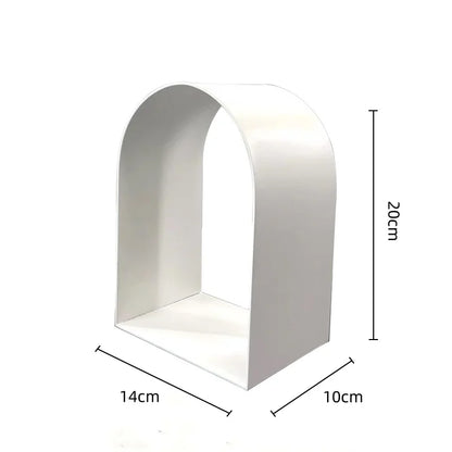 DecorBites™ Golden Arches Metal Sculpture Room Decoration Geometric Handicraft Figurine