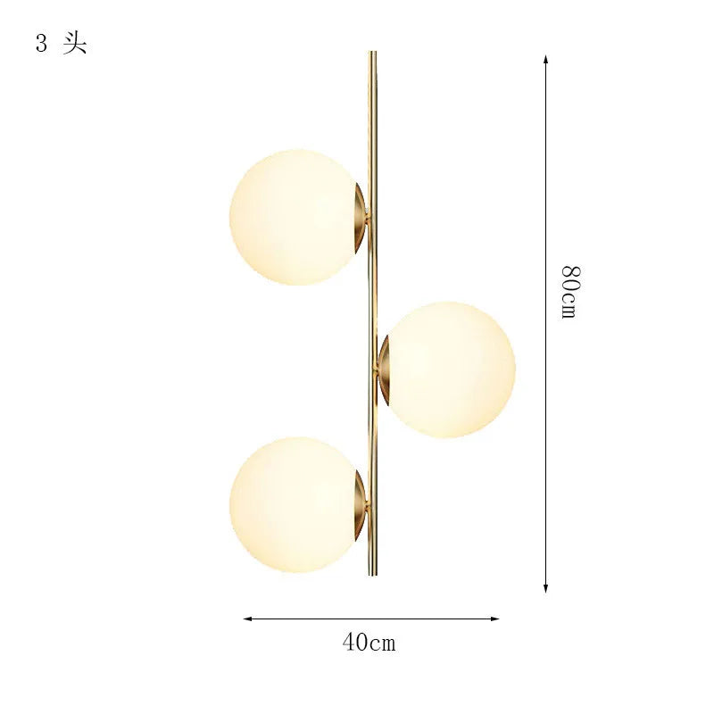 DecorBites™ Glass Ball LED Pendant Light for Modern Living Spaces