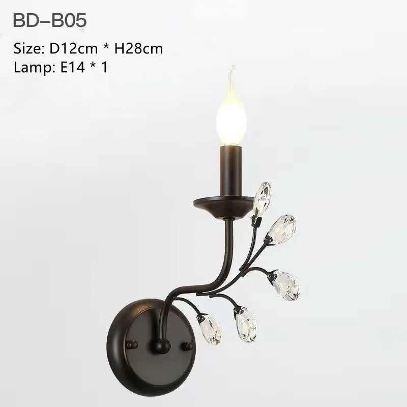 DecorBites™ Crystal LED Chandelier for Home Lighting in Bedroom Living Room Dining Kitchen