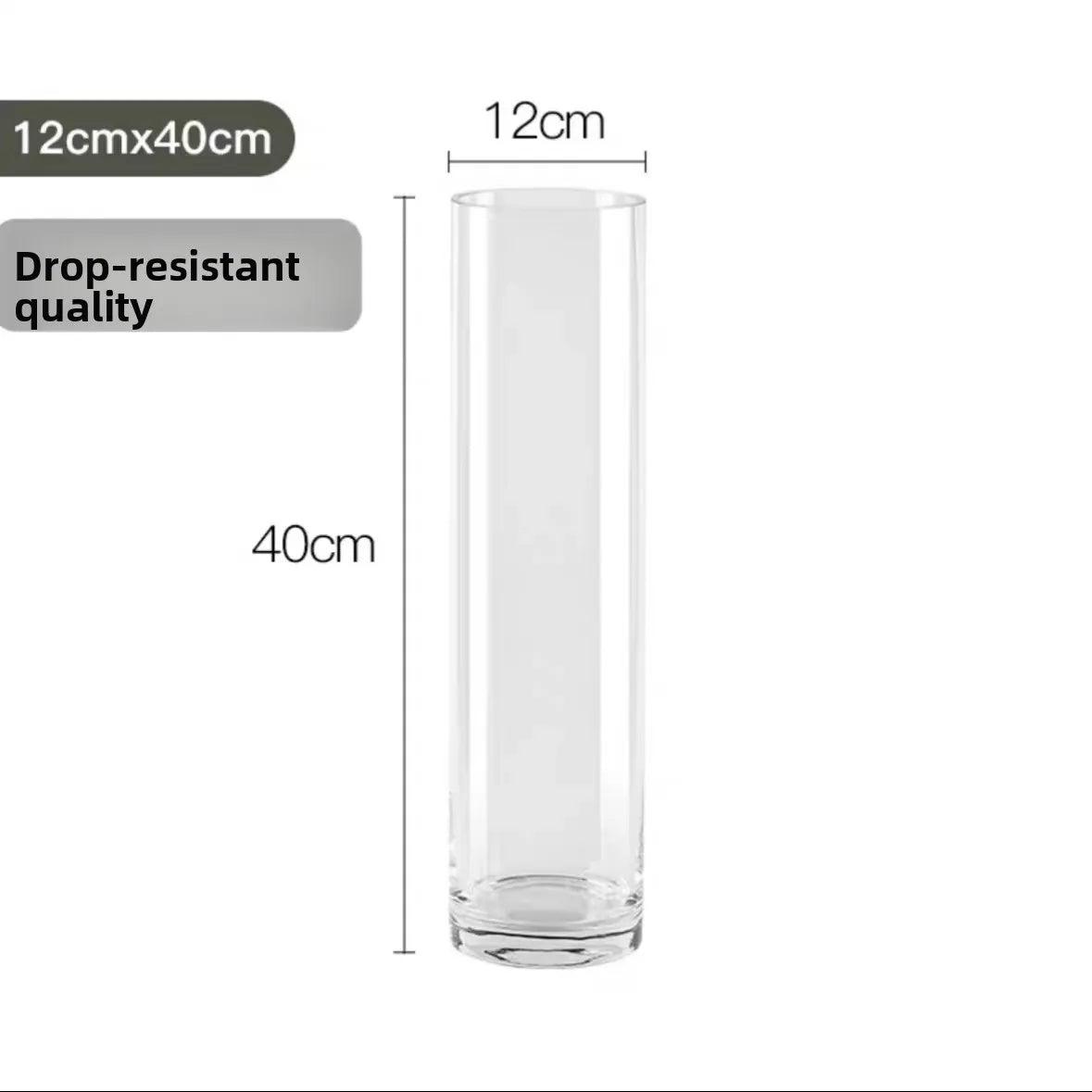 Acrylic Flower Vase Transparent Decorative